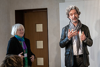 Chantal Mathieu et Jakez François